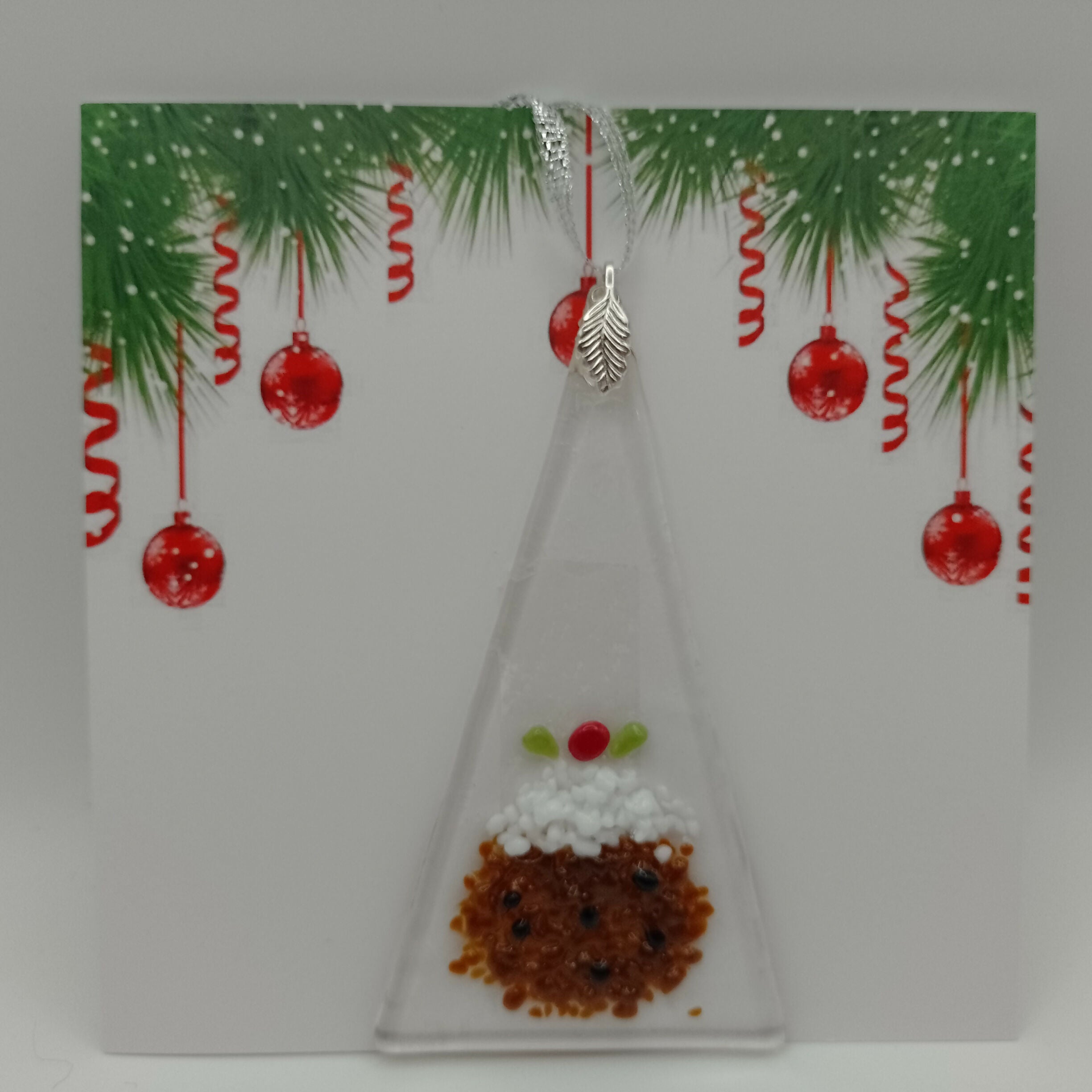 Fused Glass Christmas Card