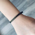 Japanese Tila Glass Bead Bracelet - Black & Bronze