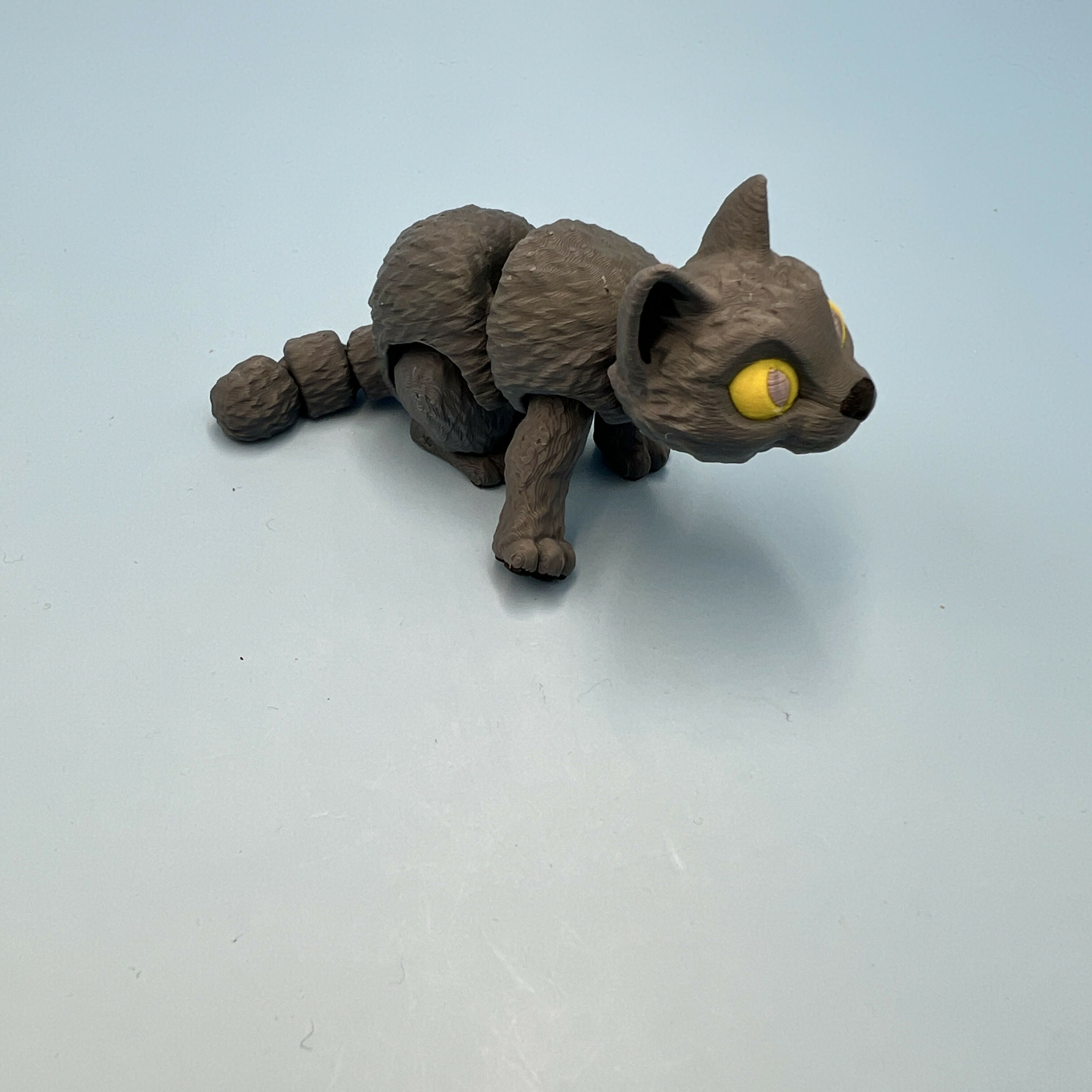 3D Printed SMALL: Articulated Sensory Fidget Animals friends Cats 10.5cm