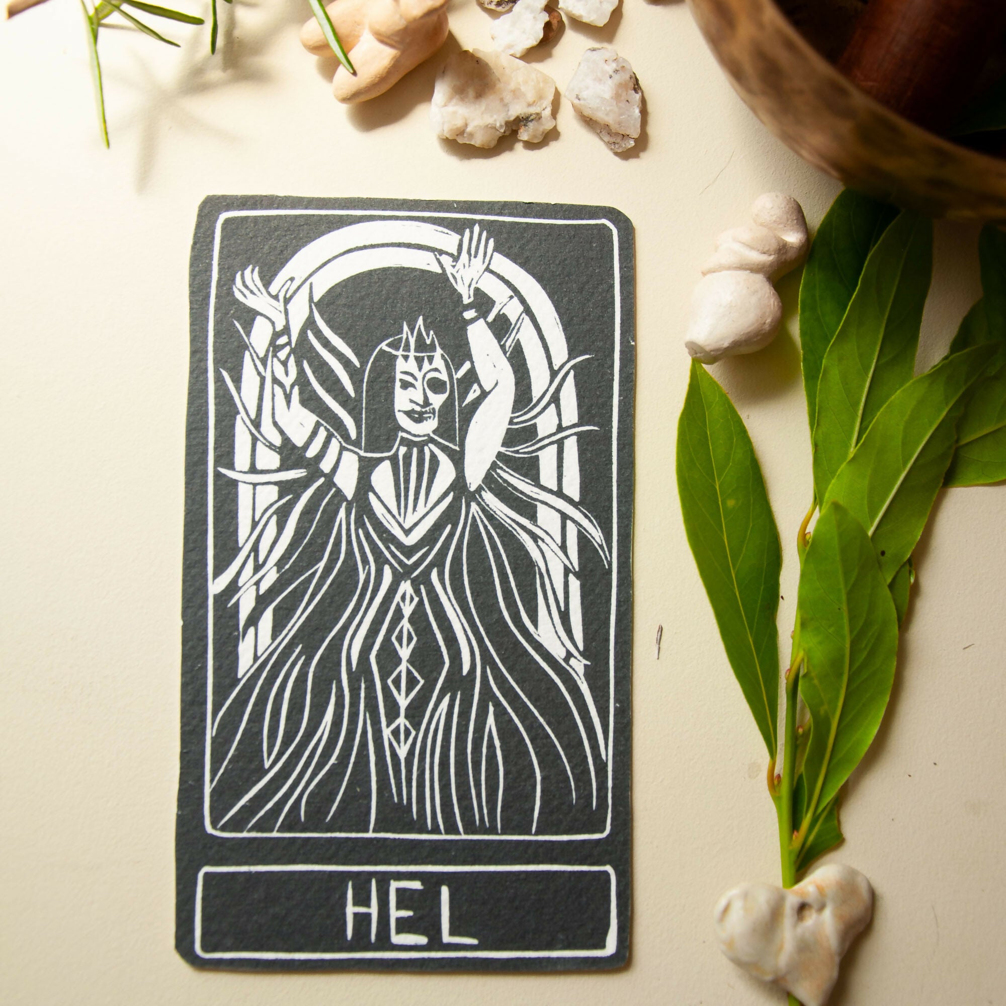 HEL GODDESS ALTAR CARD