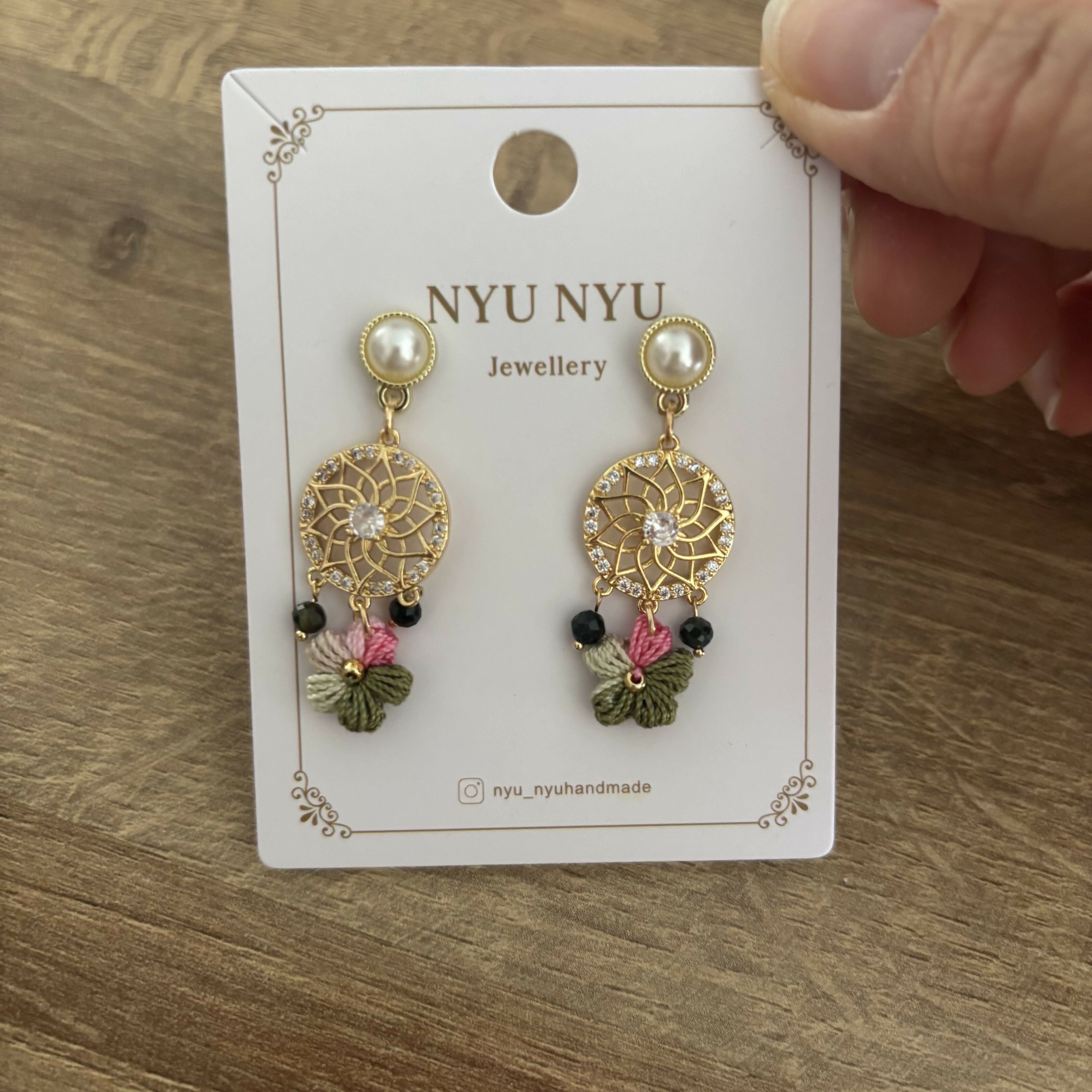 Micro Crochet dangle Earrings