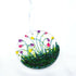 Fused Glass Hanging Circle Decoration (Pinks)
