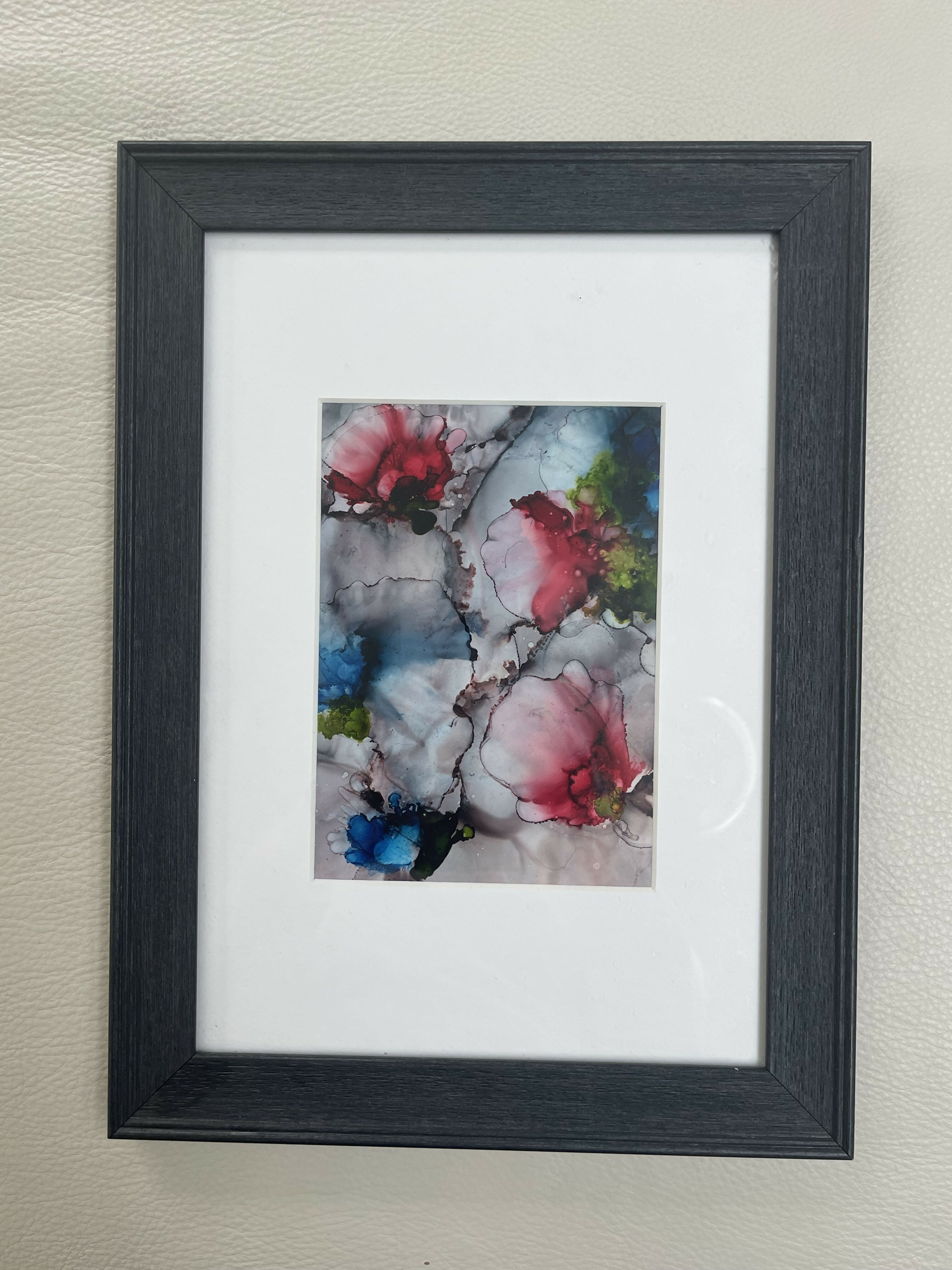 Rocks and Roses - Original Painting