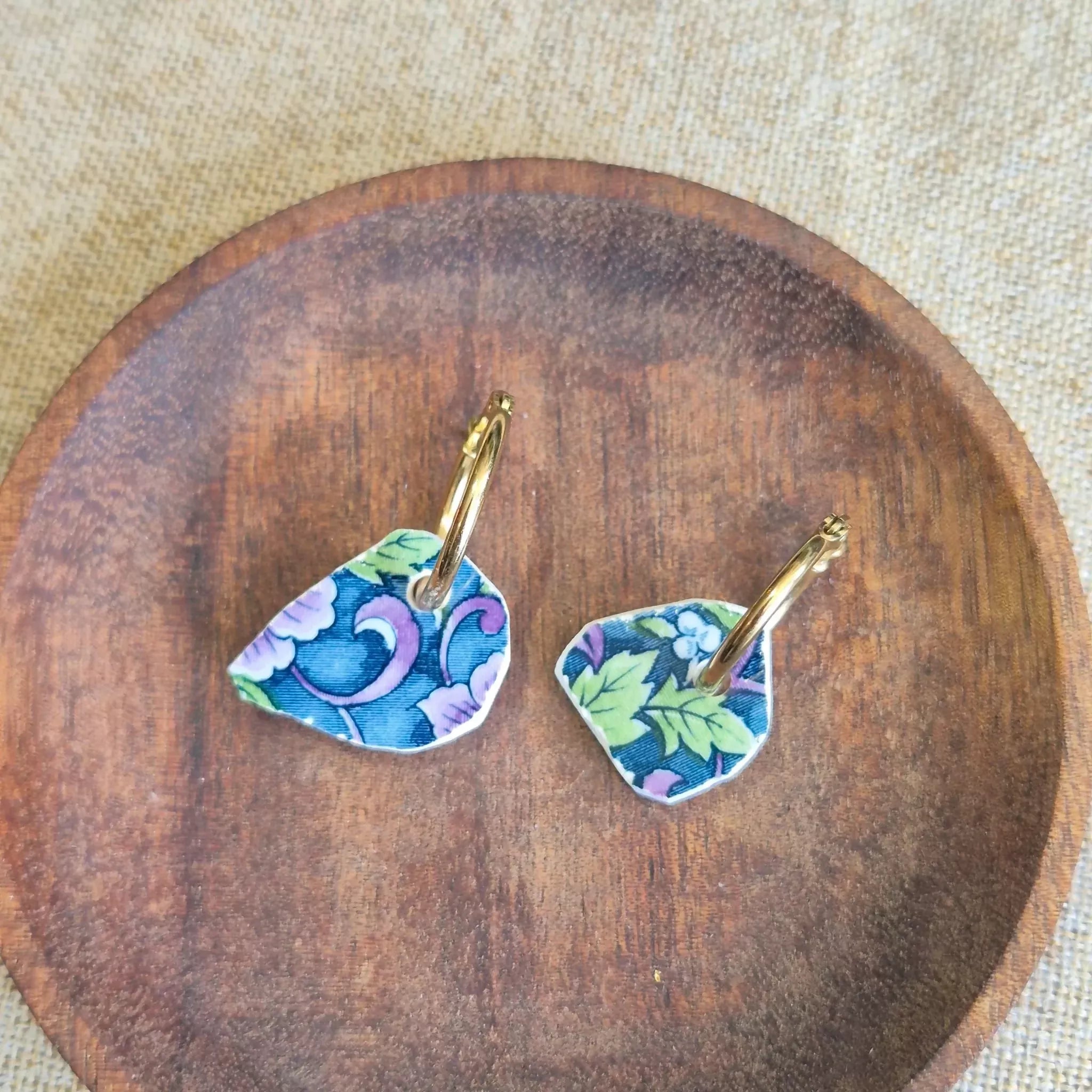 Recycled Ceramic Earring