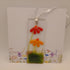 Fused Glass Flower Card