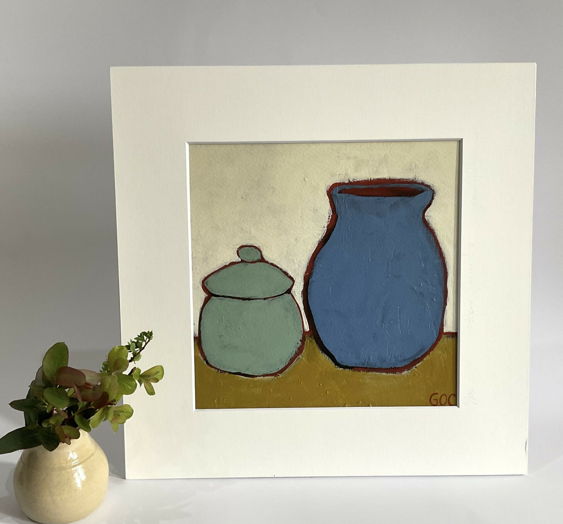 COLOURFUL KITCHEN POT GICLEE PRINTS.