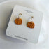 Pumpkin Clay Earrings