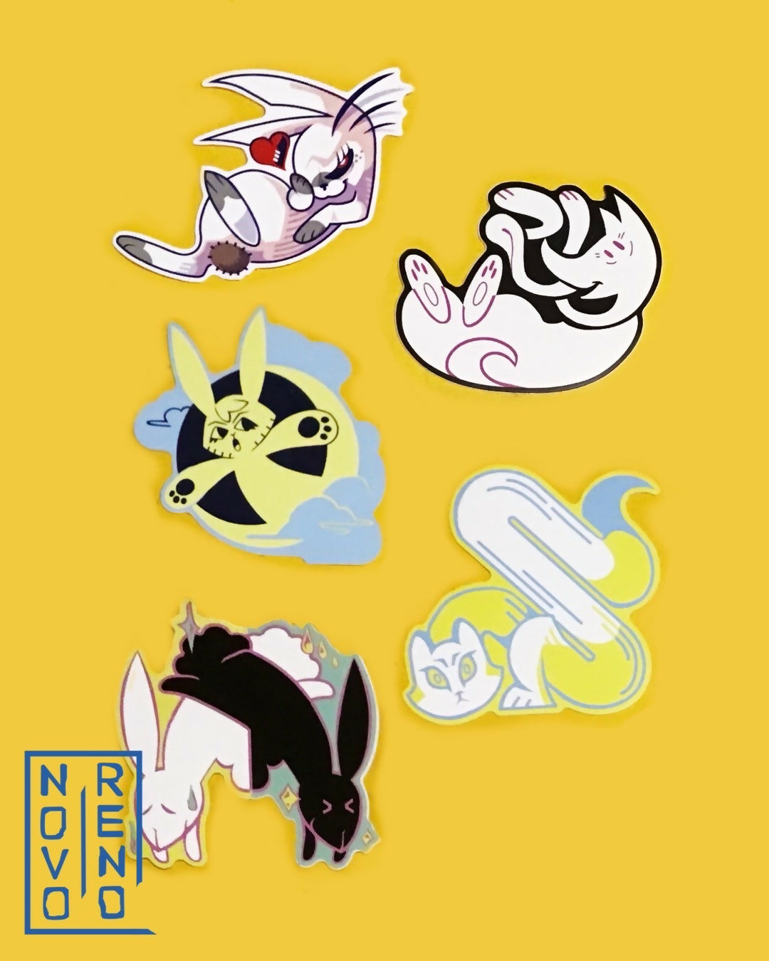 CREATURES SERIES PART I - ~8cm Vinyl Stickers