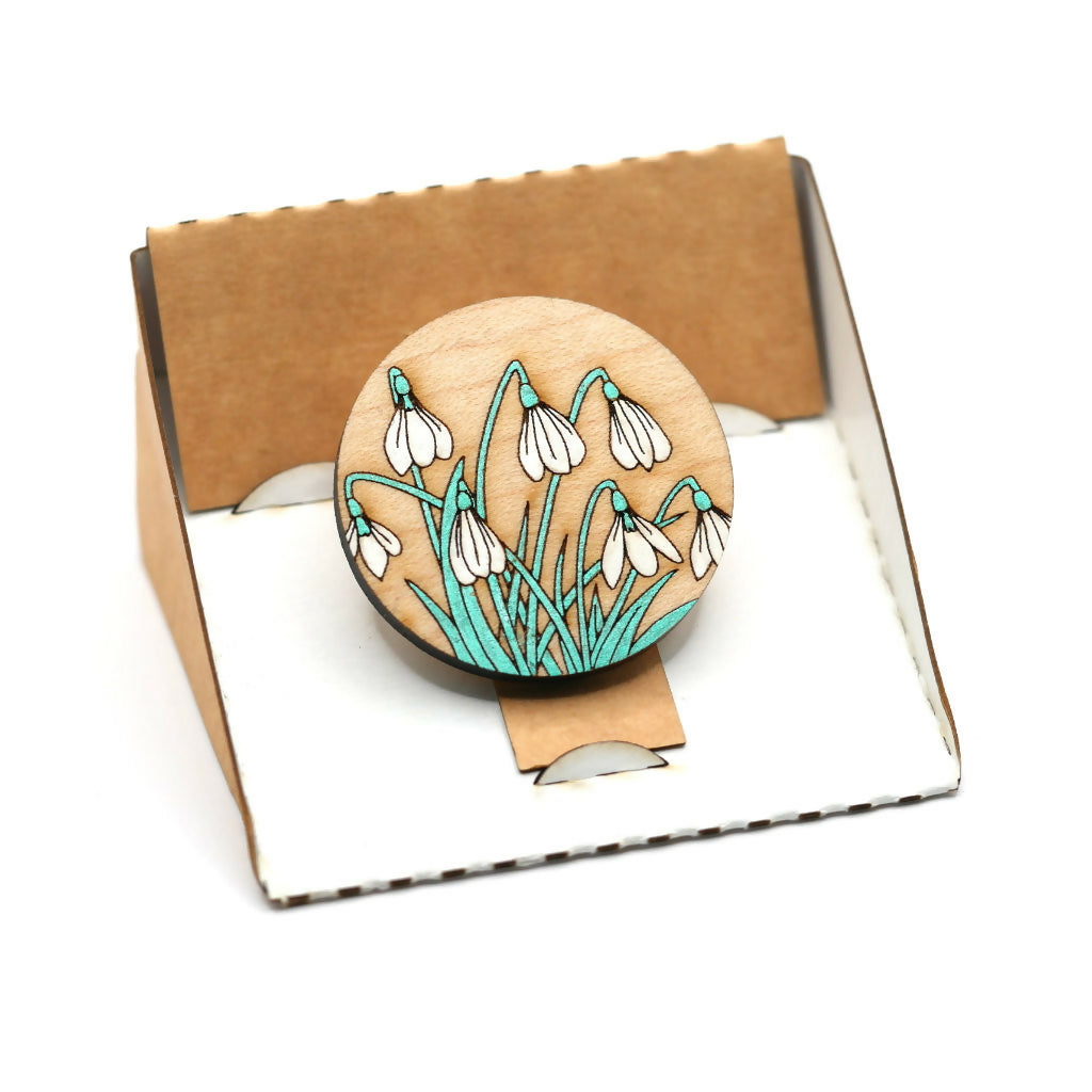 Snowdrops Brooch