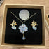 18K Gold Plated Flower Jewellery Set