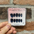 Space Light Cateye - Handmade Press On Nails