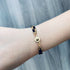 Faceted Czech Glass Bead Wire Double Bracelets