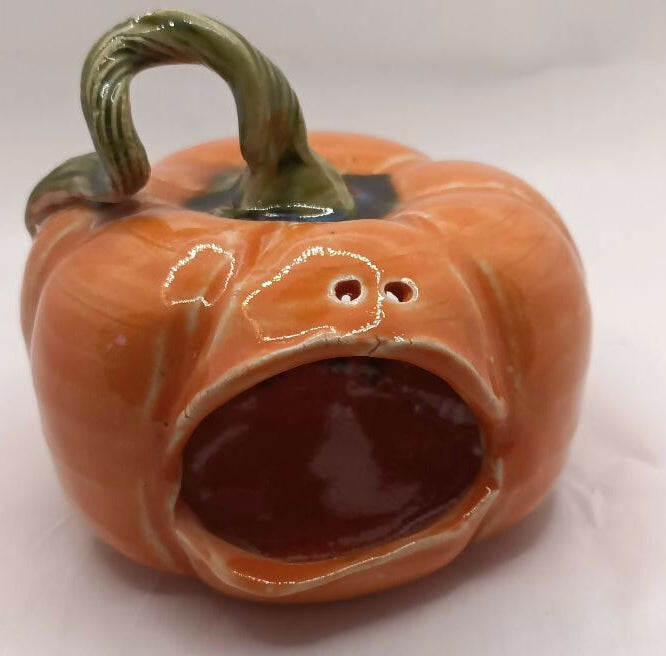 Ceramic Pumpkin Tea Light Small