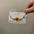 Micro Crochet Flower Sunflower Bracelet