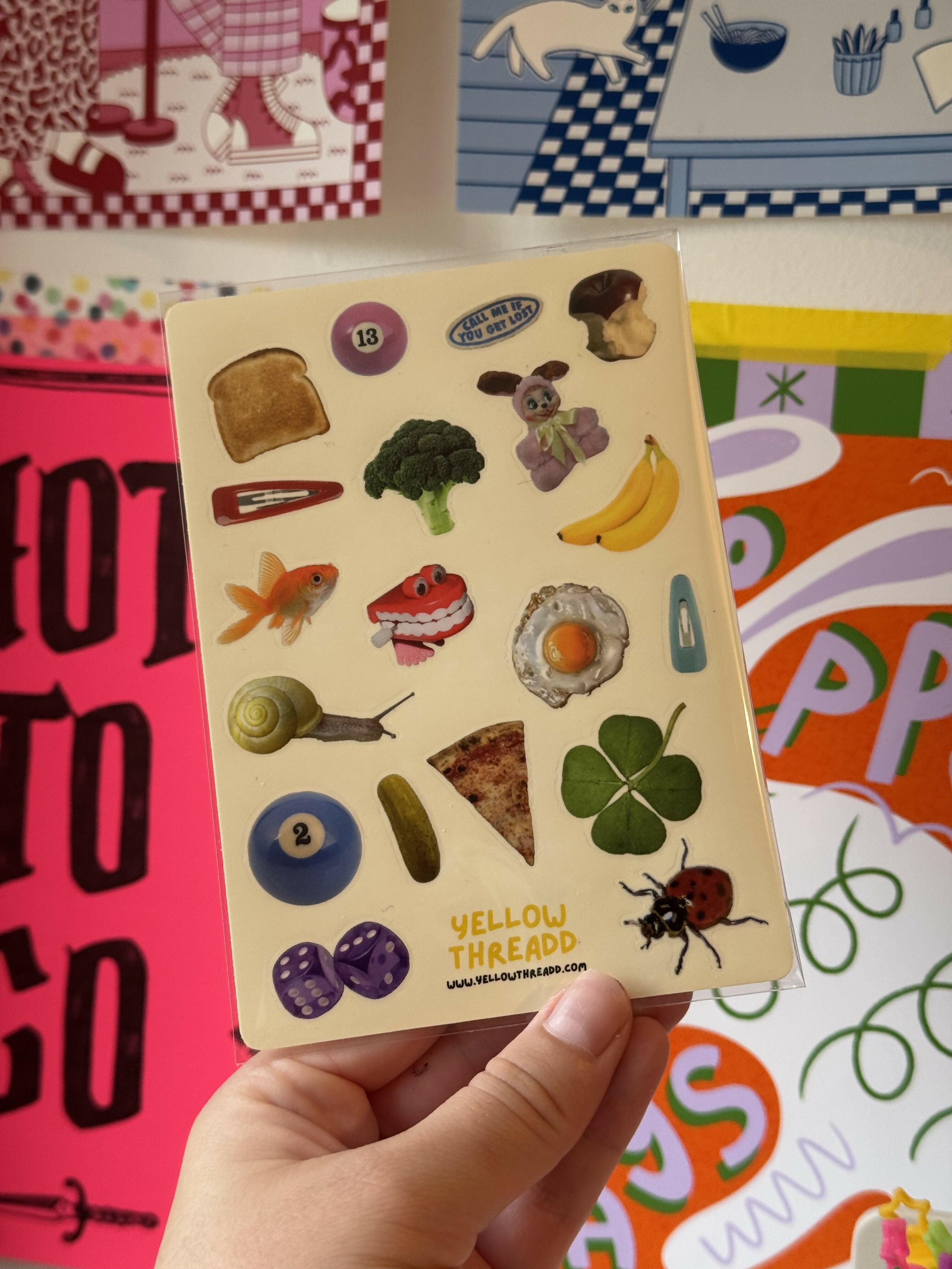 Collage Sticker Sheet