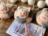 Felted Pig Keyring