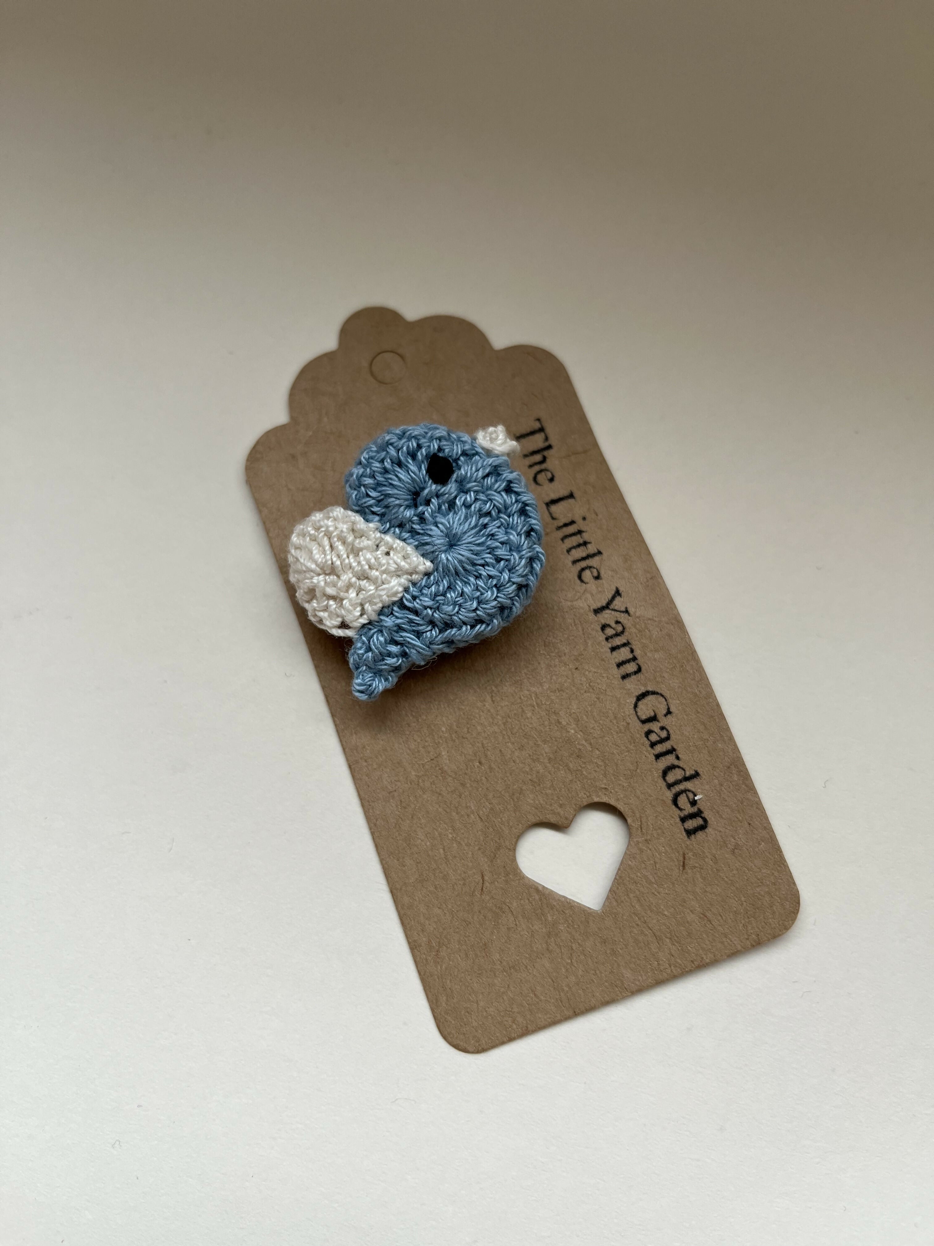 Crochet Bird Brooch