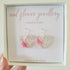 Pink Corn Flower 3D Heart Shaped Earrings Sterling Silver