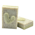 Handmade Vegan Salt Soap Bar Eucalyptus & Peppermint Heart-Shaped 100g