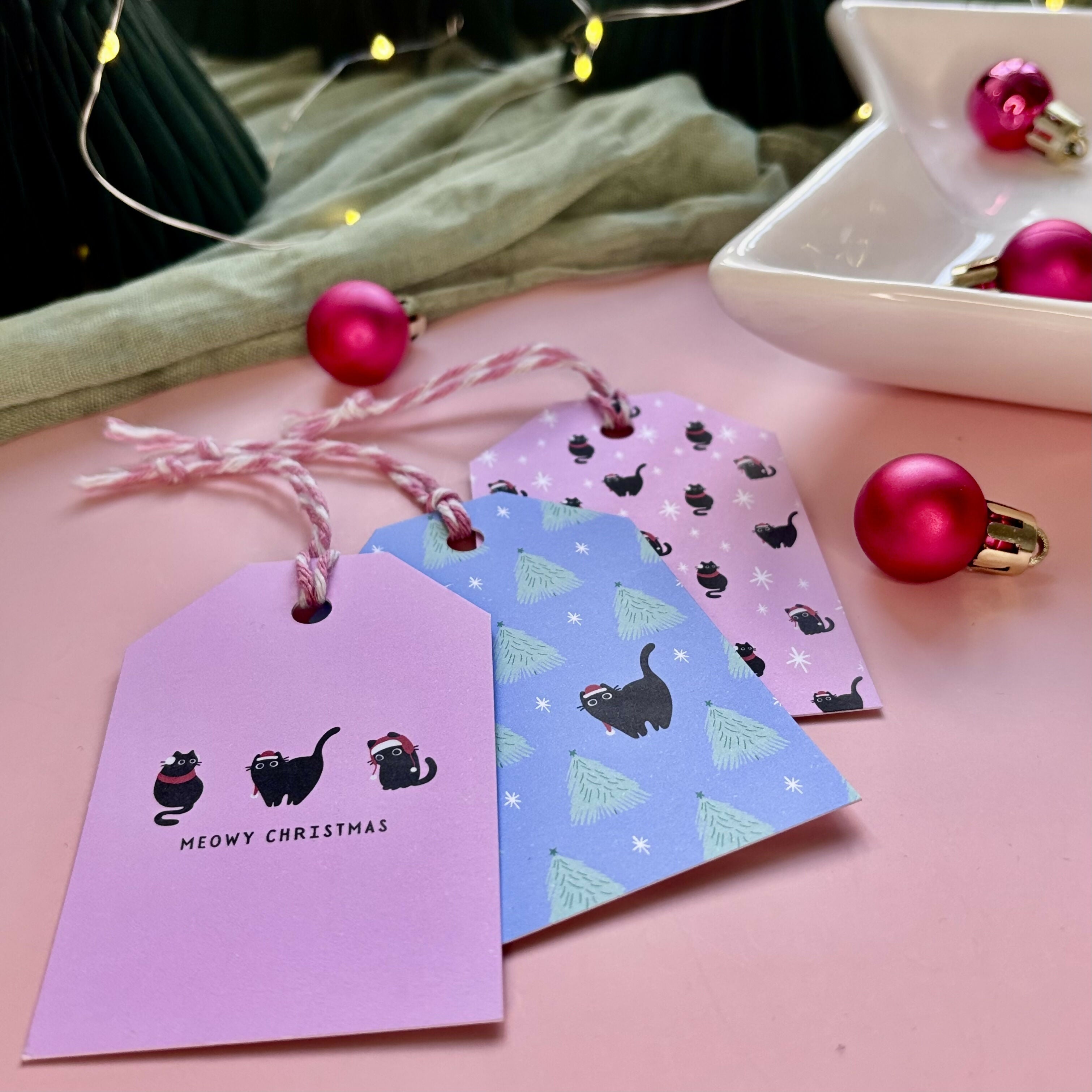 Meowy Christmas Gift Tag Bundle
