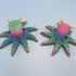 3D Printed MEDIUM: Articulated Sensory Fidget Animals friends Flapjack (Purple/Blue/Teal Spectrum) (Orange) (Green/Blue/Peach) 9cm