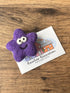 Felted Smiley Star Magnet