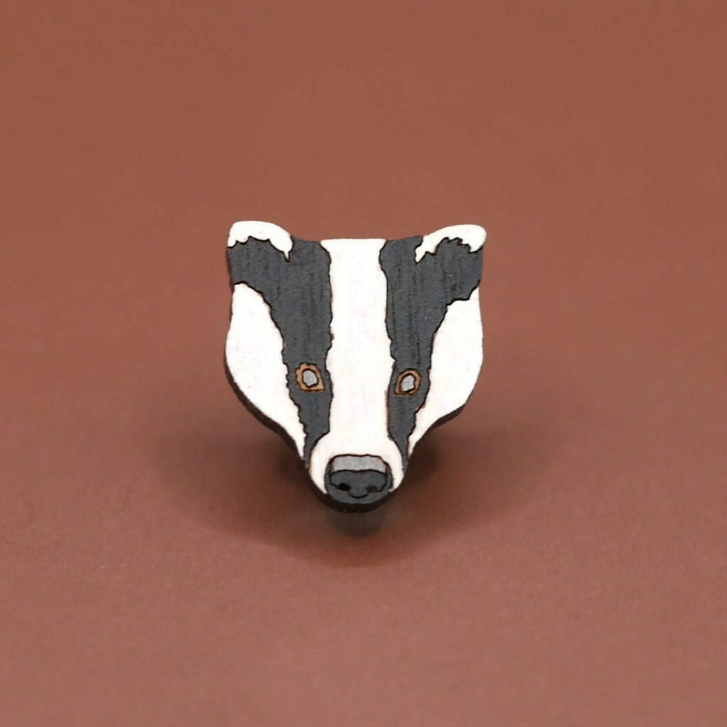 Badger Pin Badge