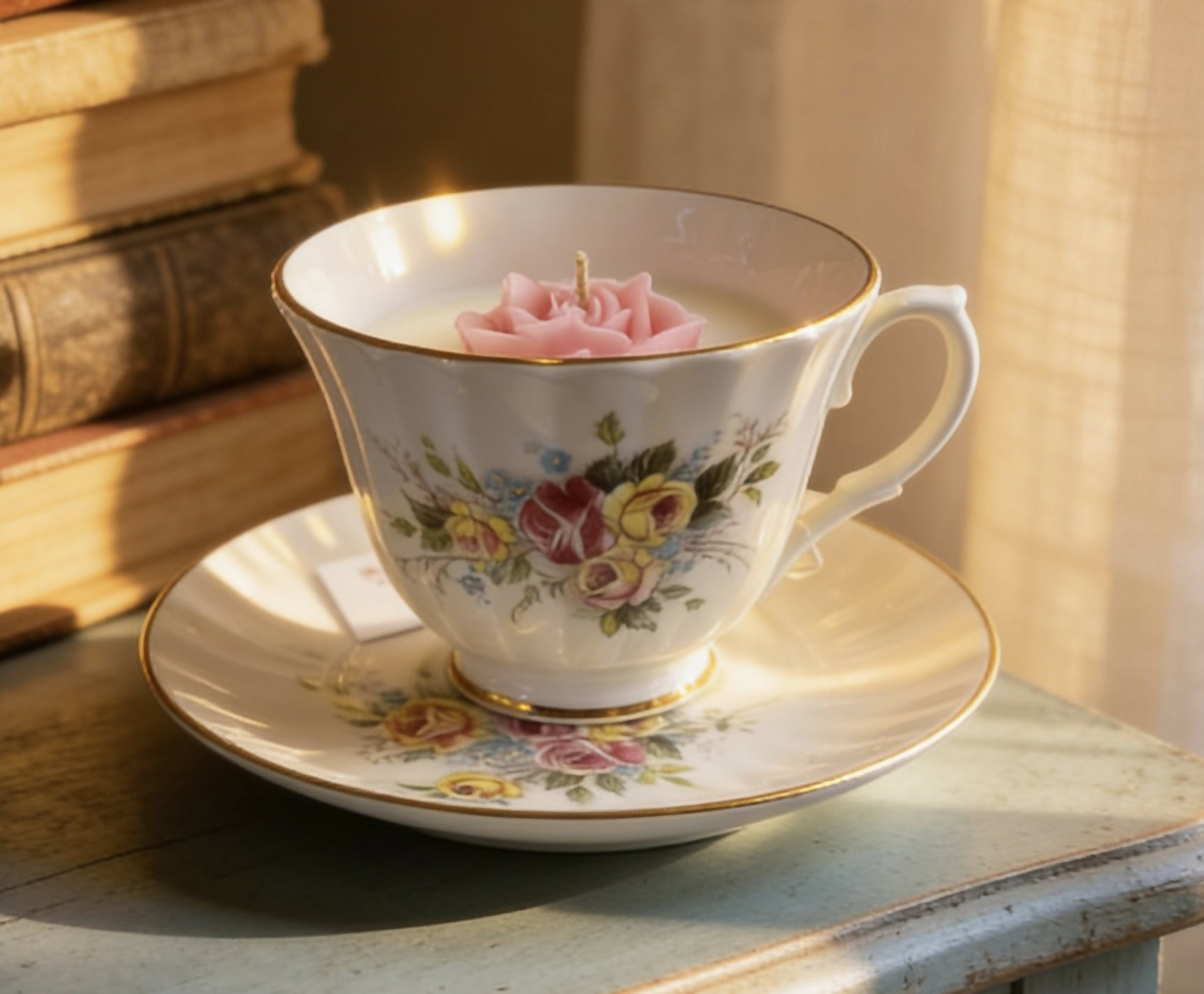 Vintage Teacup Candle