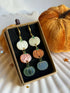 Triple Pumpkin Dangly earrings