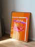 Orange Bra Art Print