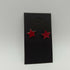 Red Enamel Star Stud Earrings