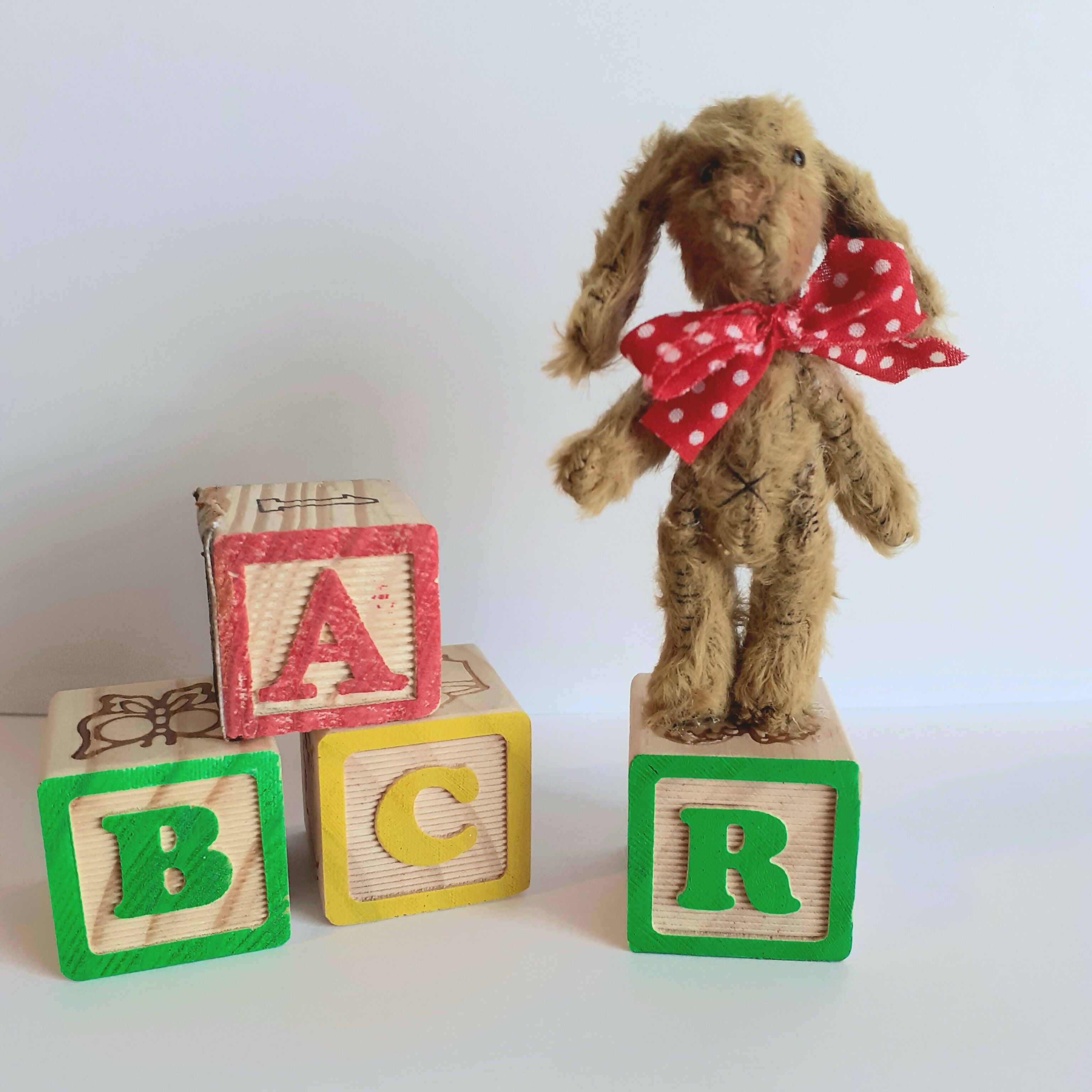 Tiny Brown Rabbit Ornament