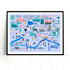Leeds Map Art Print