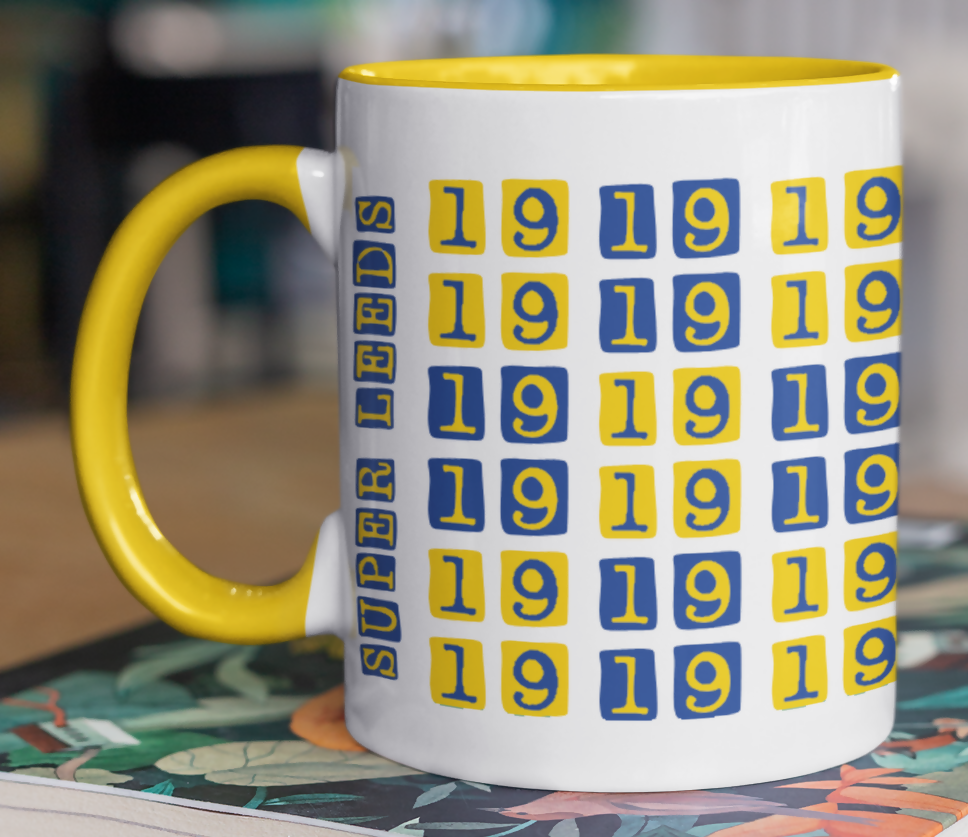 Leeds Utd Mug 1919 WALL Design