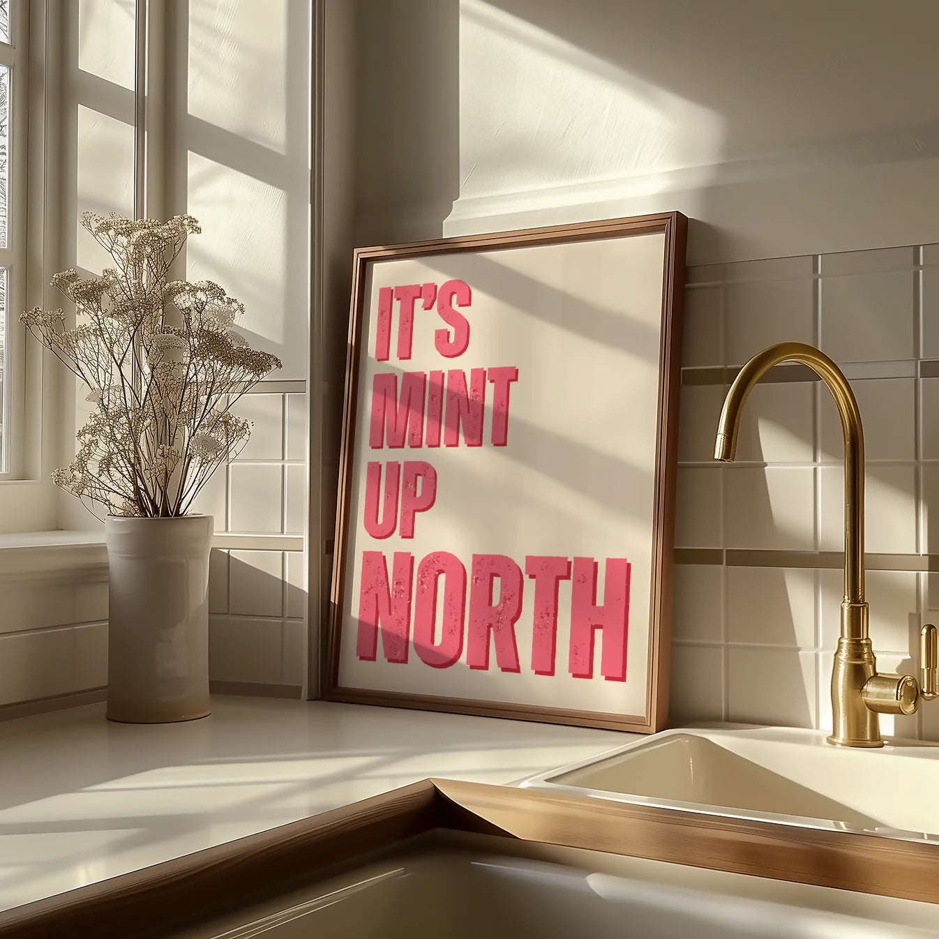 IT'S MINT UP NORTH WALL ART PRINT