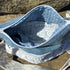 Unique Bag Handbag Made From Upcycled Jeans With Detachable Handle And Wrist Strap Plus Gonk Decoration