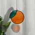 Orange Stained Glass Suncatcher