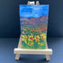 Daffodils Mini Oil Painting Canvas Fridge Magnet