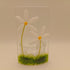 Fused Glass Daisy Tealight