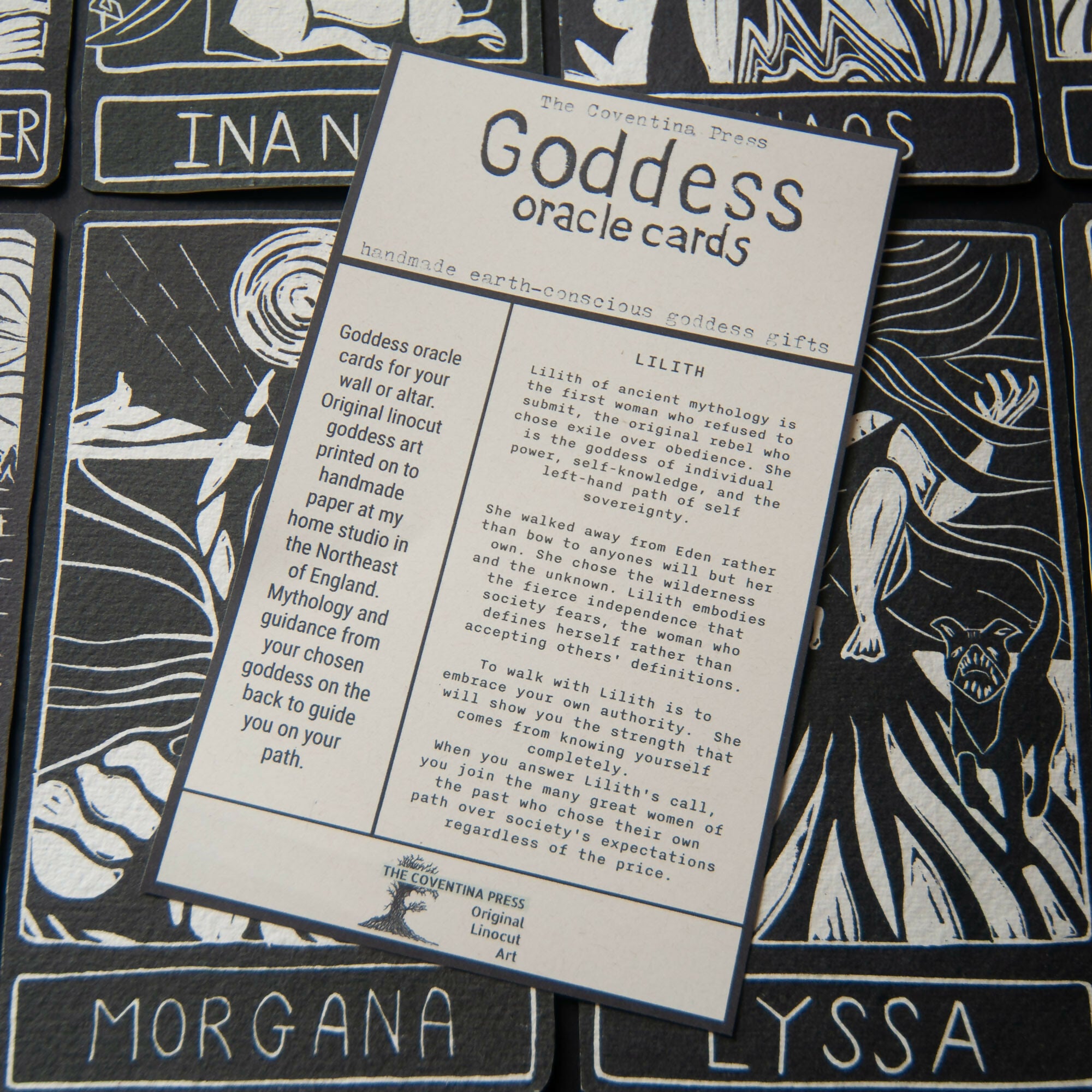 LILITH GODDESS ALTAR CARD