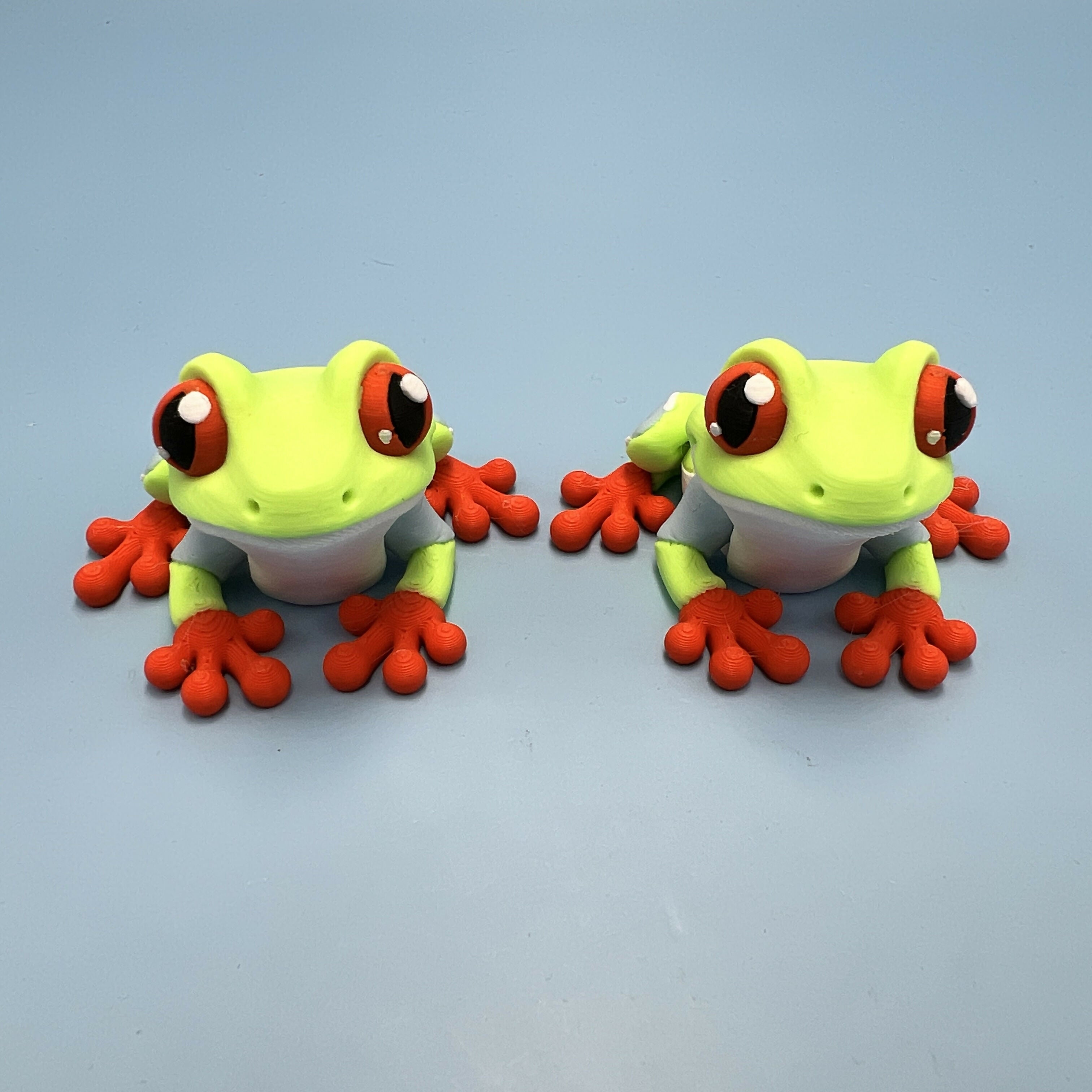 3D Printed SMALL: Articulated Sensory Fidget Animal friends Tree Frog 6cm