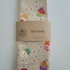 Handmade Tea Towel in cupcake Print