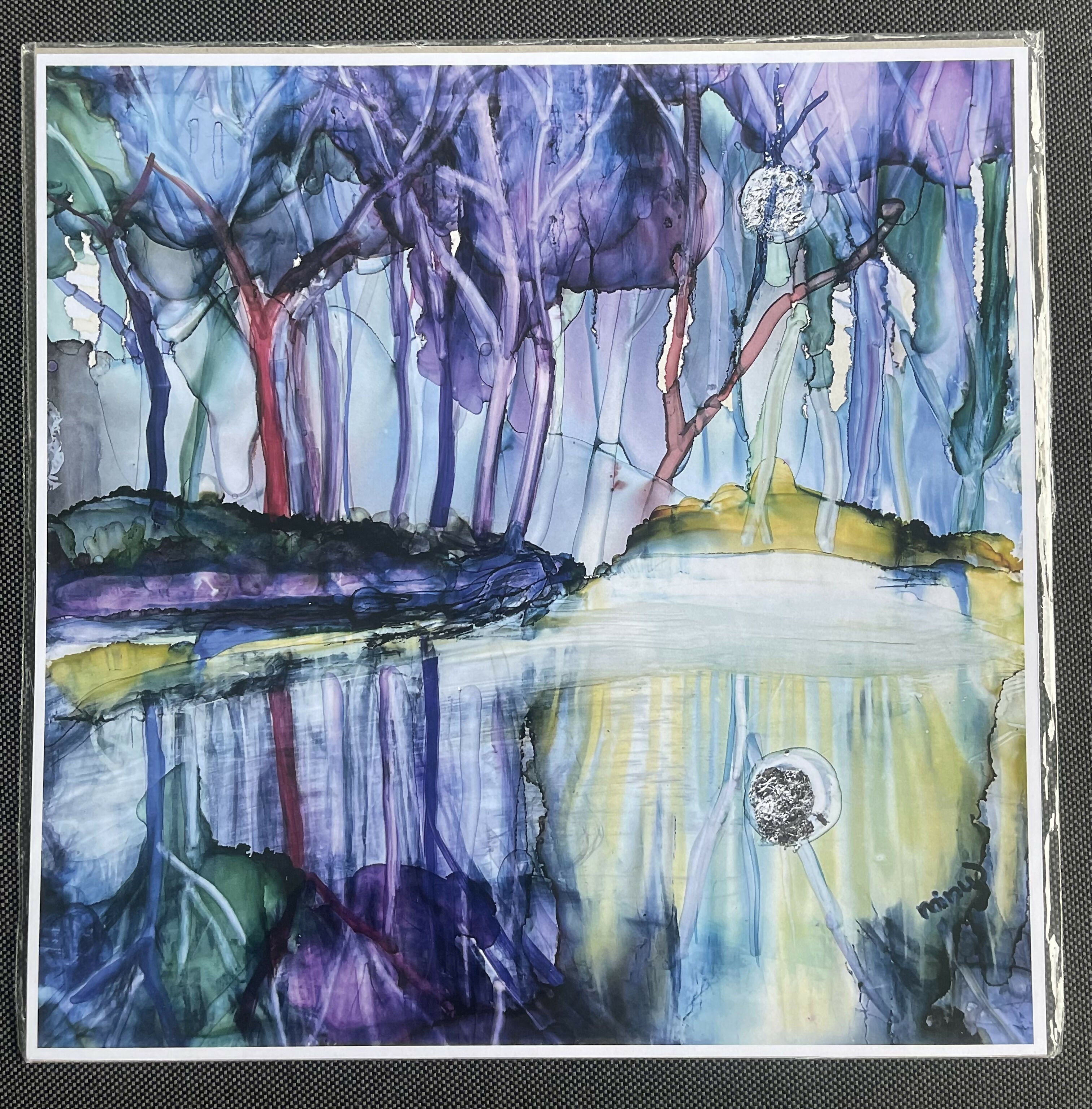 Walking in the Enchanted Forest at Night - Limited Edition Giclee Print