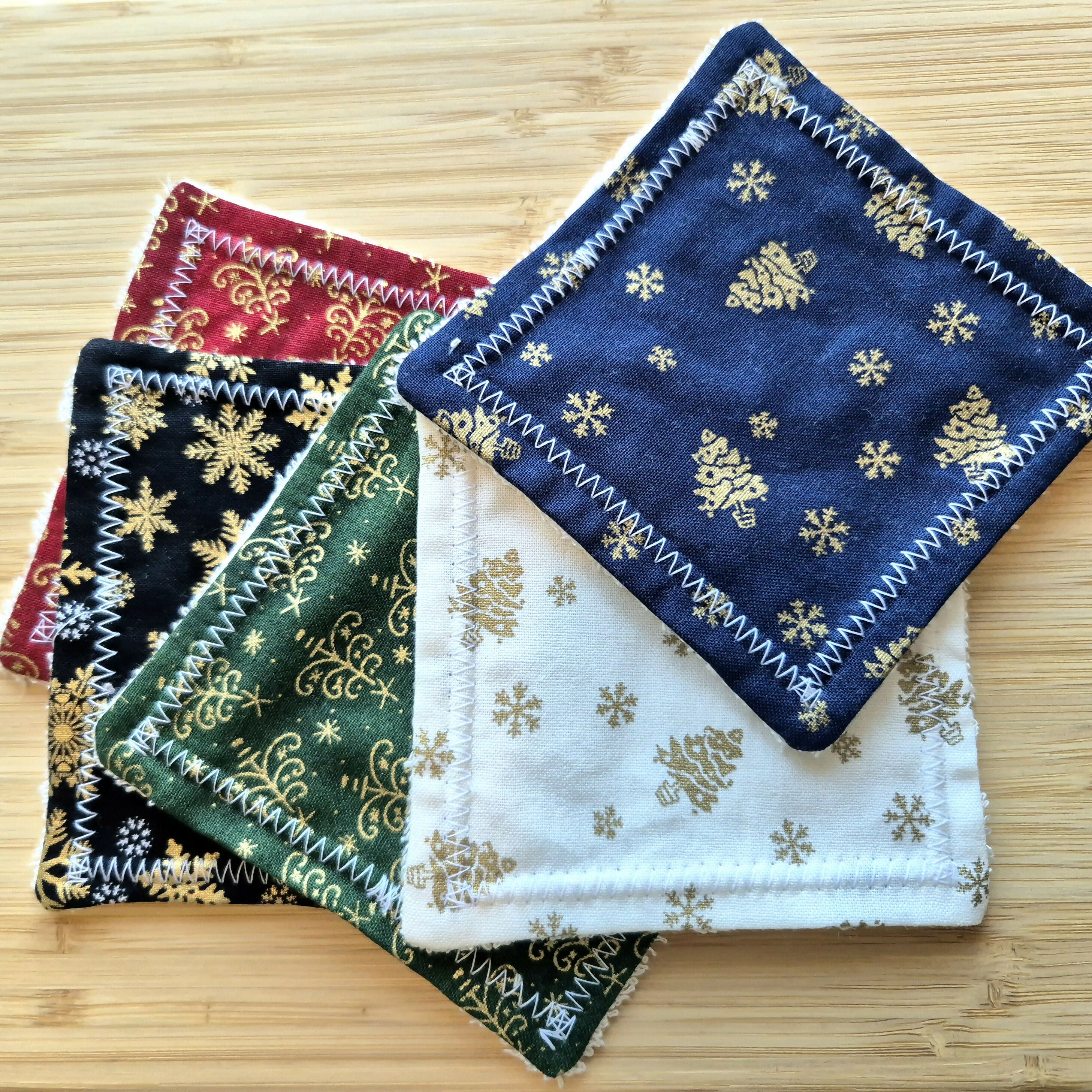 Reusable Makeup Remover Pads Festive Edition - Various Designs