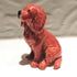 Ceramic Cavalier King Charles Spaniel dog sculpture, Ruby