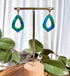 Ocean Dream Collection - Drop Polymer Clay Earrings