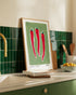 Three Chillies Art Print
