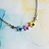 Handmade Resin Rainbow Stars Mum Necklace