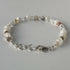 HEALING CRYSTAL & STERLING SILVER CROWN CHAKRA BRACELET WITH AROMATHERAPY BEADS