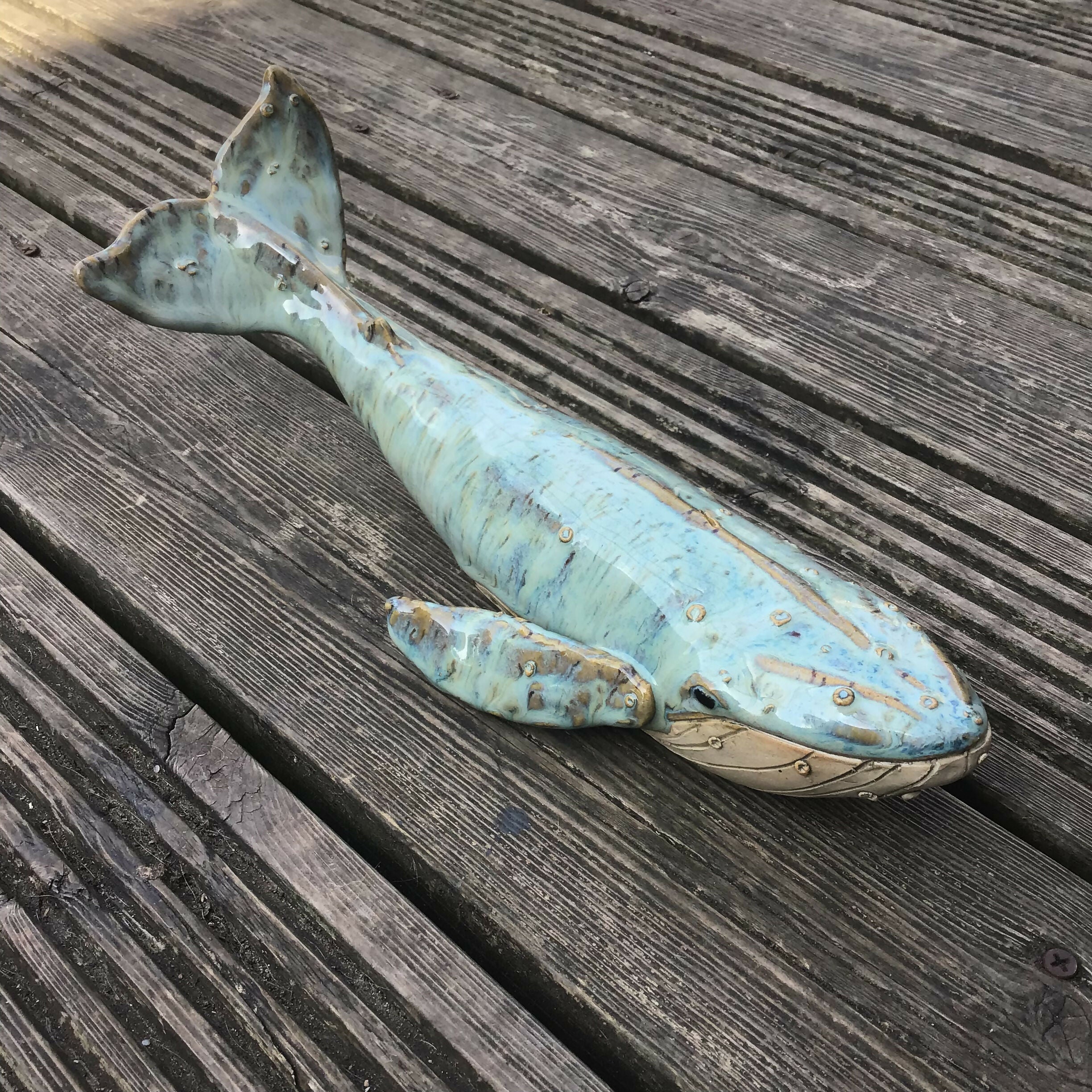 Large Ceramic Whale 2